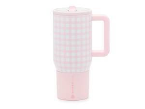 Featuring a pink gingham print Hydrojug water bottle