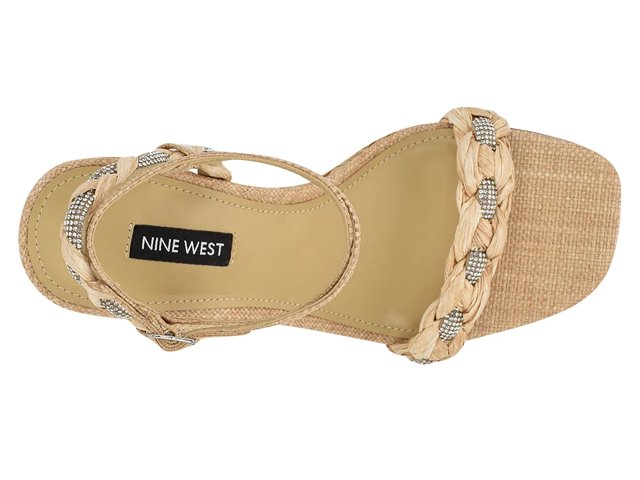 【NINE WEST】Nashy ウェッジ サンダル Nine West Nashy Ankle Strap Espadrille Wedge Sandal (Women