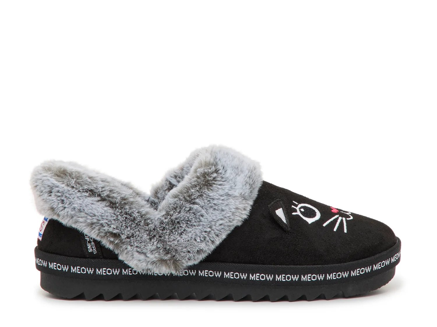 BOBS Slip-Ins Cozy Kiss Meow Slipper
