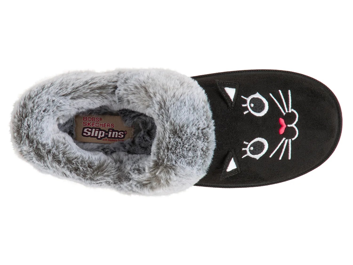 BOBS Slip-Ins Cozy Kiss Meow Slipper