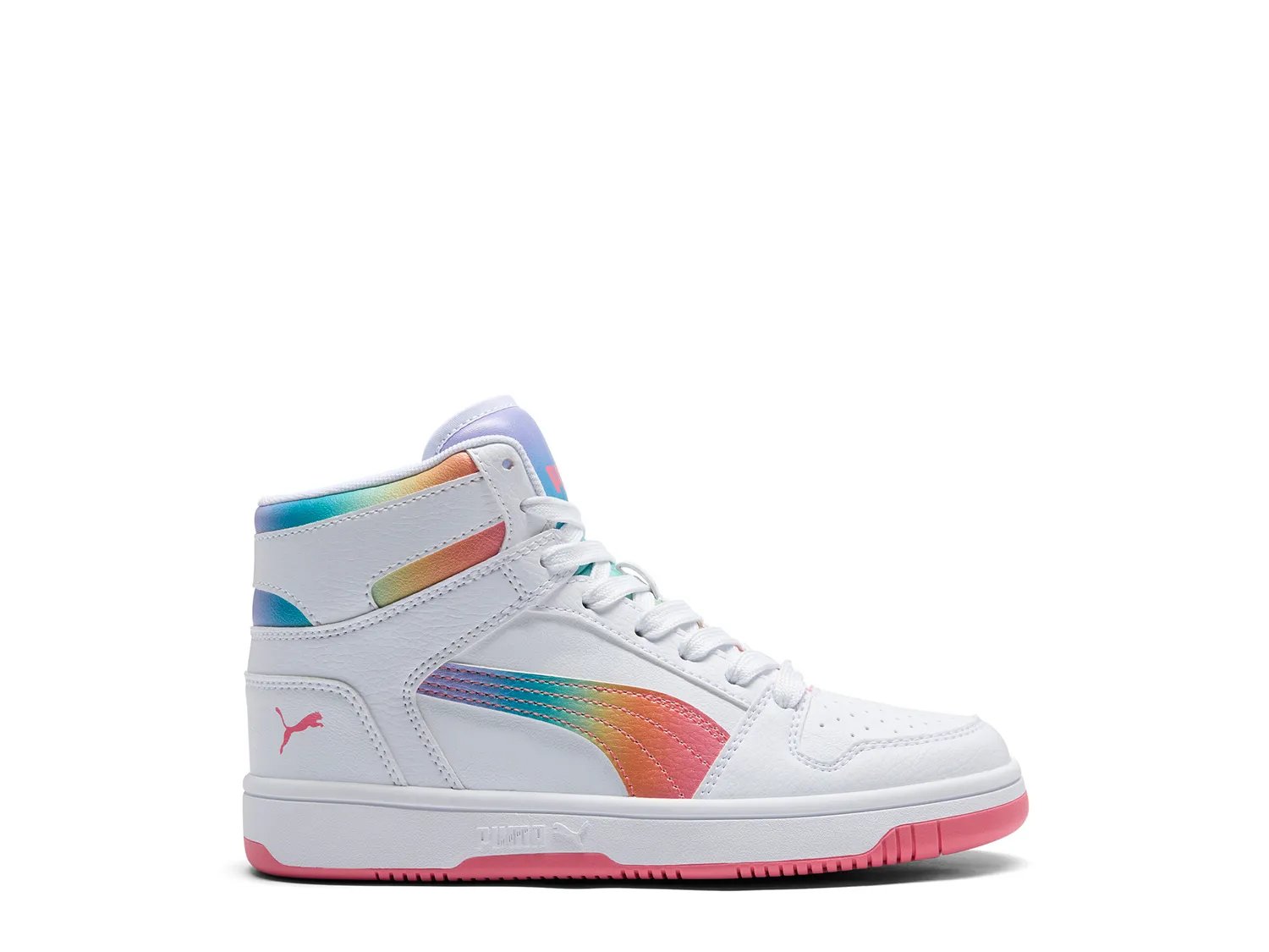 Модные кроссовки для девочек Puma Rebound Layup RCL Pop Star High