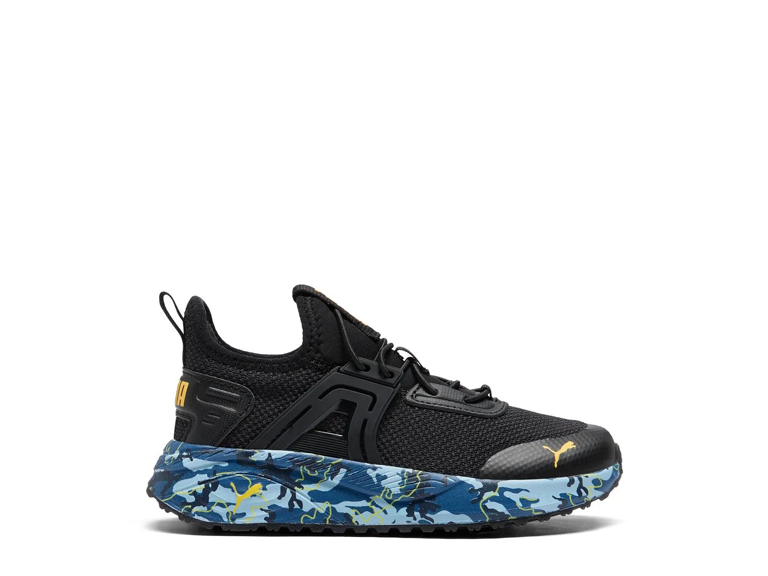 Спортивные камуфляжные кроссовки Puma Pacer для мальчиков с 23-миллиметровым усилением