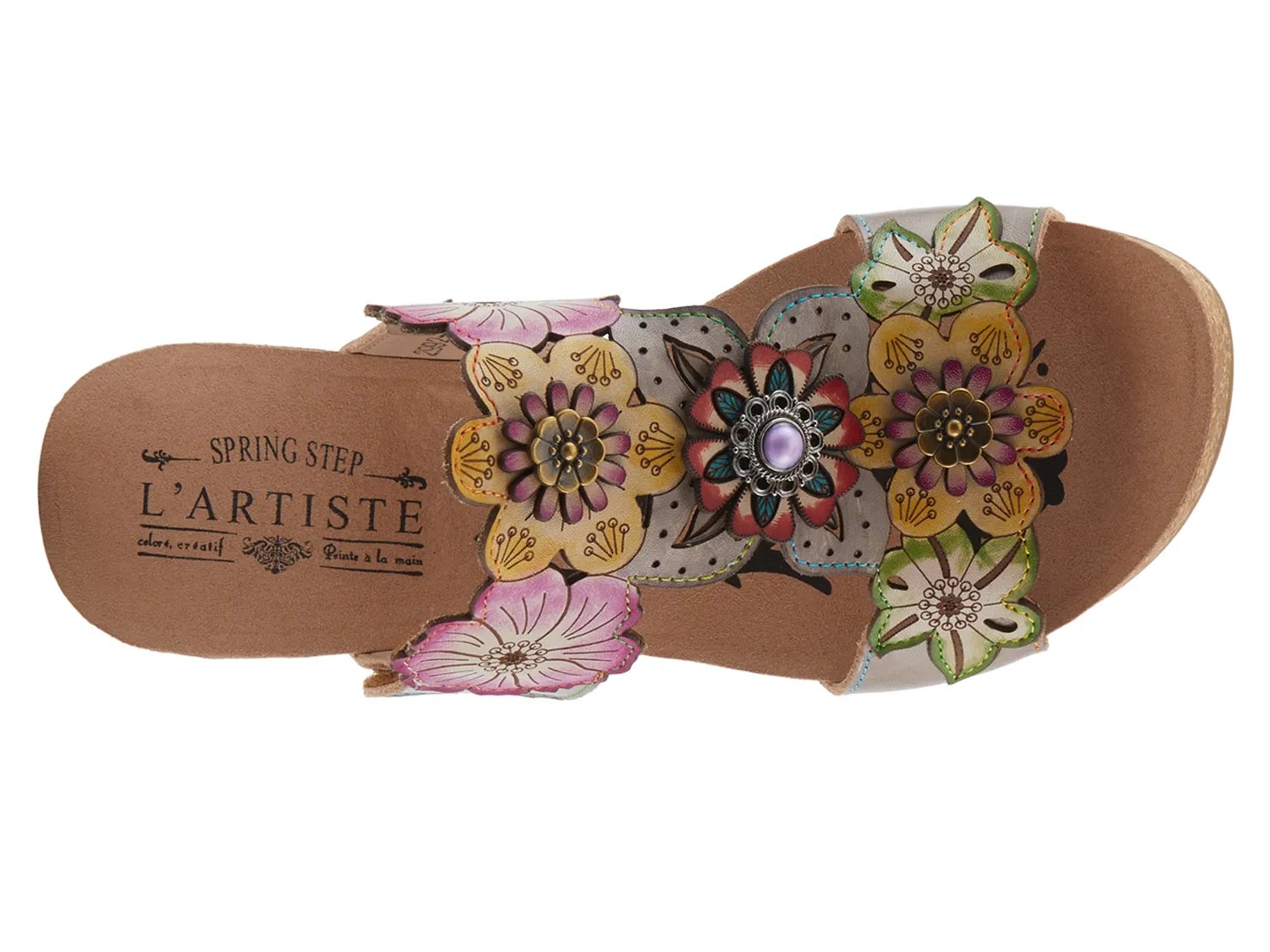 Pretty Petals Wedge Sandal
