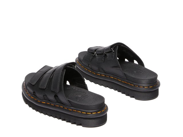 Dr Martens★RAINE SLIDE サンダル★厚底★兼用★BLACK RAINE スライド サンダル