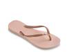 Slim Crystal SW II Flip Flop - Women's Rose Pink view