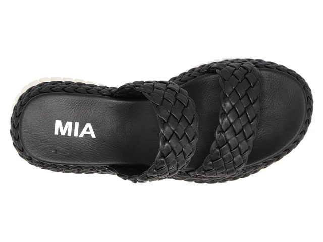 Mia Yoshi Wedge Sandal - Free Shipping | DSW