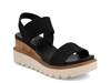 Olany Wedge Sandal Black view
