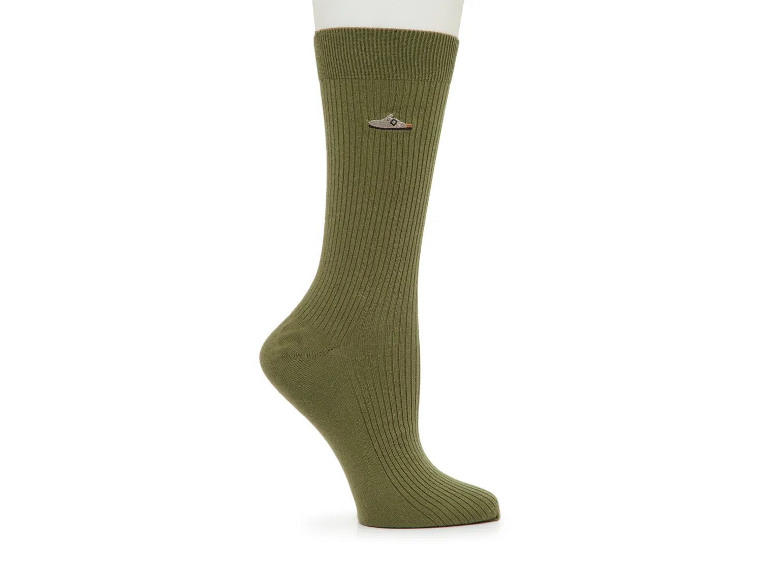 Cotton Ribbed Men's Crew Socks