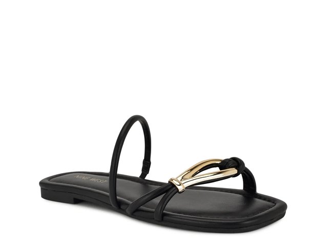 【NINE WEST】Tigra フラット サンダル Tigra Flat Slide Sandals – Nine West