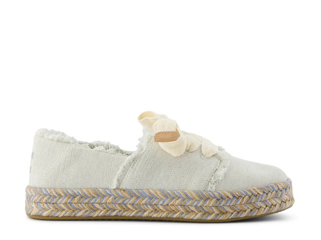 TOMS Carolina Lace Up Platform Espadrille Sneaker - Women's