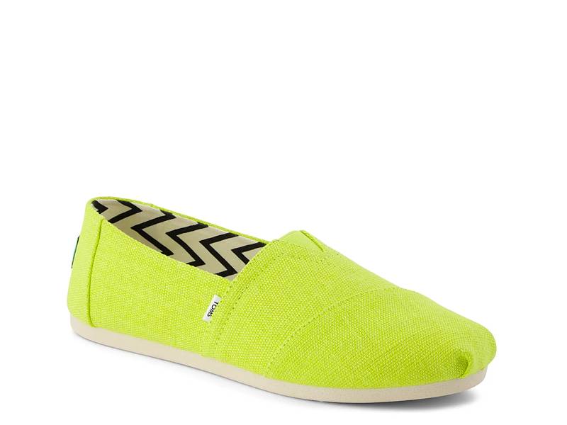 TOMS Alpargata Classic - Lime Heritage Canvas TOMS Alpargata Classic - Lime Heritage Canvas