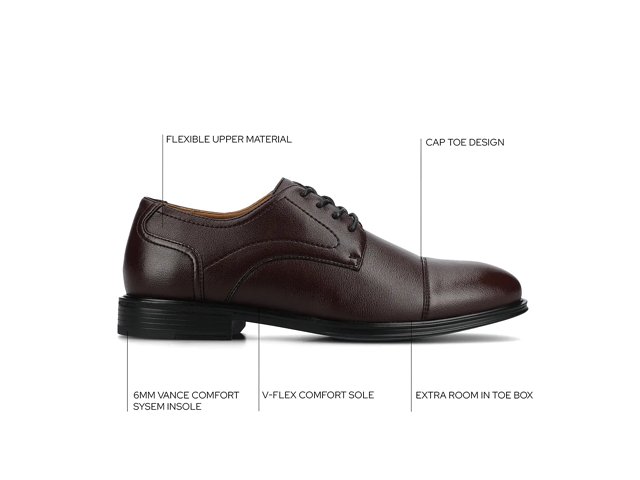 Vance Alec Cap Toe Oxford - Free Shipping | DSW