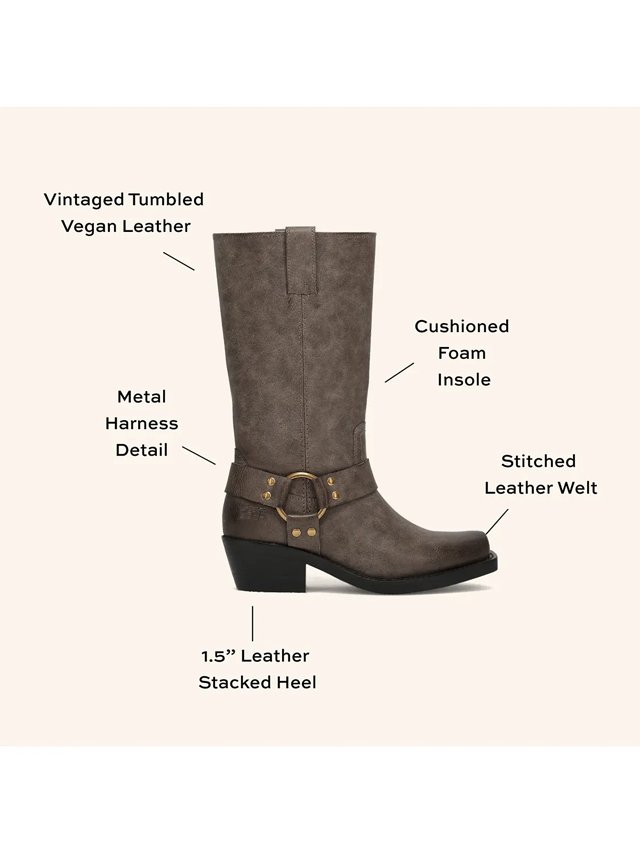 Frye & Co. Lorrie Harness Western Boot - Free Shipping | DSW