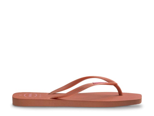 Havaianas Slim Square Logo Metallic Flip Flop - Women's - Free Shipping | DSW