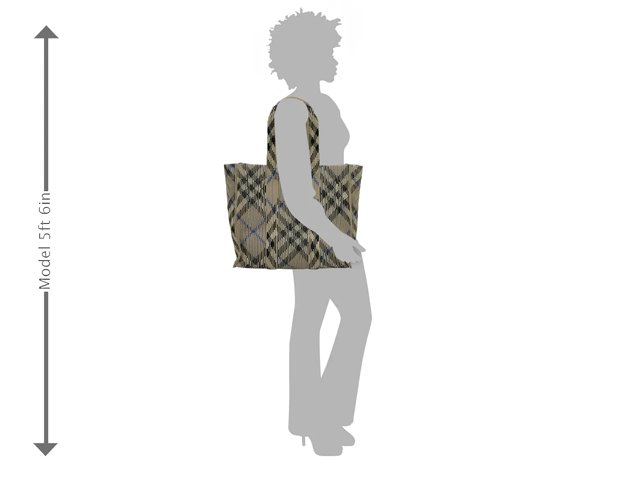 Burberry Medium Knit Check Tote - Free Shipping | DSW