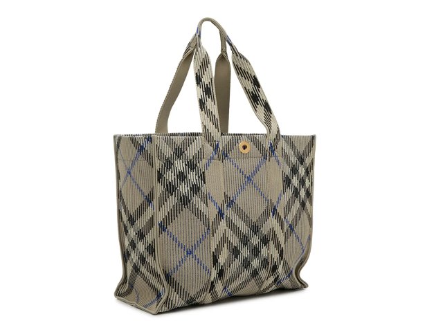トートバッグ Burberry SS25 SM CHECK TOTE Burberry Medium Check Leather Tote Bag | Saks Fifth Avenue
