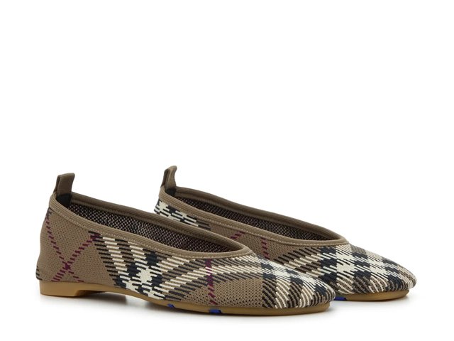 【送料&関税込】Burberry baby Ballet Flats Burberry Baby Check Knit Ballerina Flats | Saks Fifth Avenue