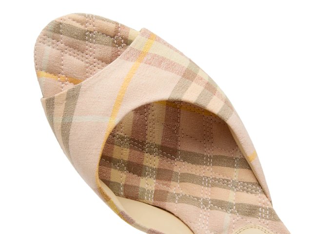 サンダル・ミュール BURBERRY MEWS MULE SANDALS IN CANVAS Burberry Check Mews Low Mules | Neiman Marcus
