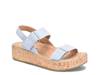 Sloan Wedge Sandal Grey Suede view