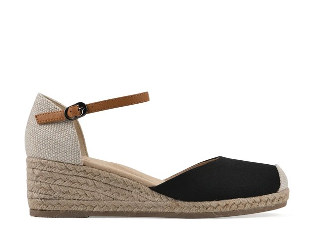 White Mountain Maintain Espadrille Wedge Pump