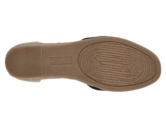 White Mountain Maintain Espadrille Wedge Pump