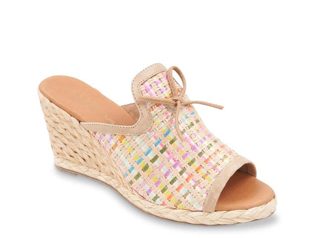 Nilla Wedge Sandal | White
