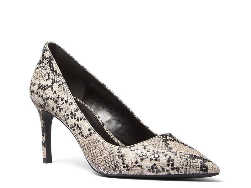 アリナ MICHAEL KORS ALINA FLEX SILVER SLINGBACK PUMPS
