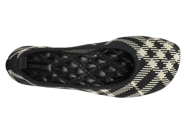 フラットシューズ BURBERRY Woman Ballet flats Black 8080383 Burberry Sadler Leather Ballet Flats Black (Women's