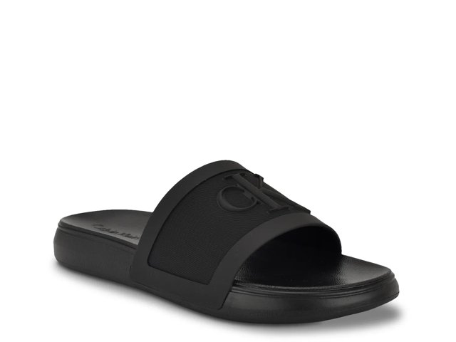 サンダル   Linderz Slide Sandal Calvin Klein Linderz Slide Sandal - Men's - Free Shipping | DSW