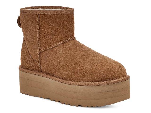 UGG Classic Mini Platform Bootie - Free Shipping | DSW