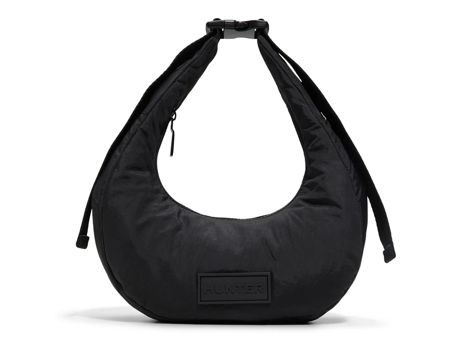 HUNT☆Nylon Mini Hobo - Black Hunter Hobo Bag, Nylon, Mini Hobo, Black, Free Size : Amazon