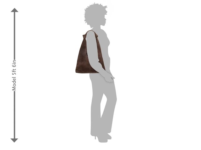 American Leather Co. Gables Knot Suede Hobo Bag - Free Shipping | DSW