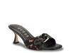 Dista Sandal Tan/Brown/Black Leopard Print Calf Hair view