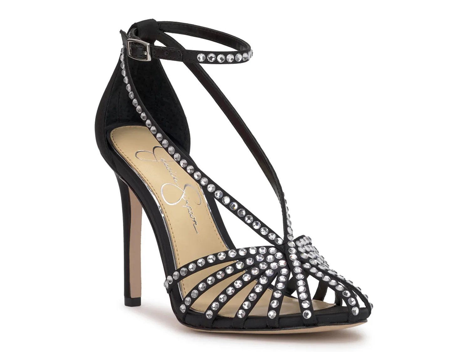 Jessica Simpson ☆ Azimma 編み込みブロックヒールサンダル Jessica Simpson Azimma Braided Detail Strappy Block Heel