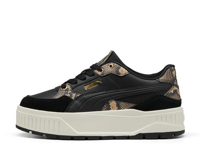 Puma ★ Karmen Black Warm White Puma Karmen II Idol Platform Sneaker - Women's - Free