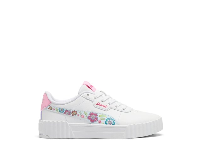 carina③ Puma Carina 3.0 Flower Power Sneaker - Kids' - Free Shipping