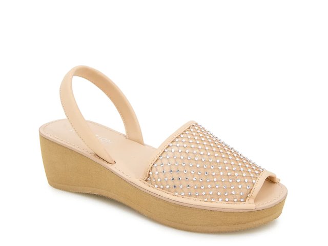 Reaction Kenneth Cole Fine Glass Wedge Sandal Free Shipping DSW