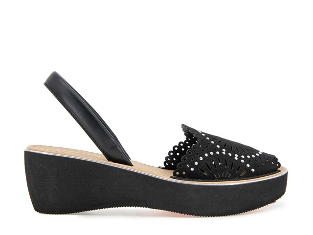 Reaction Kenneth Cole Fine Glass Wedge Sandal Free Shipping DSW