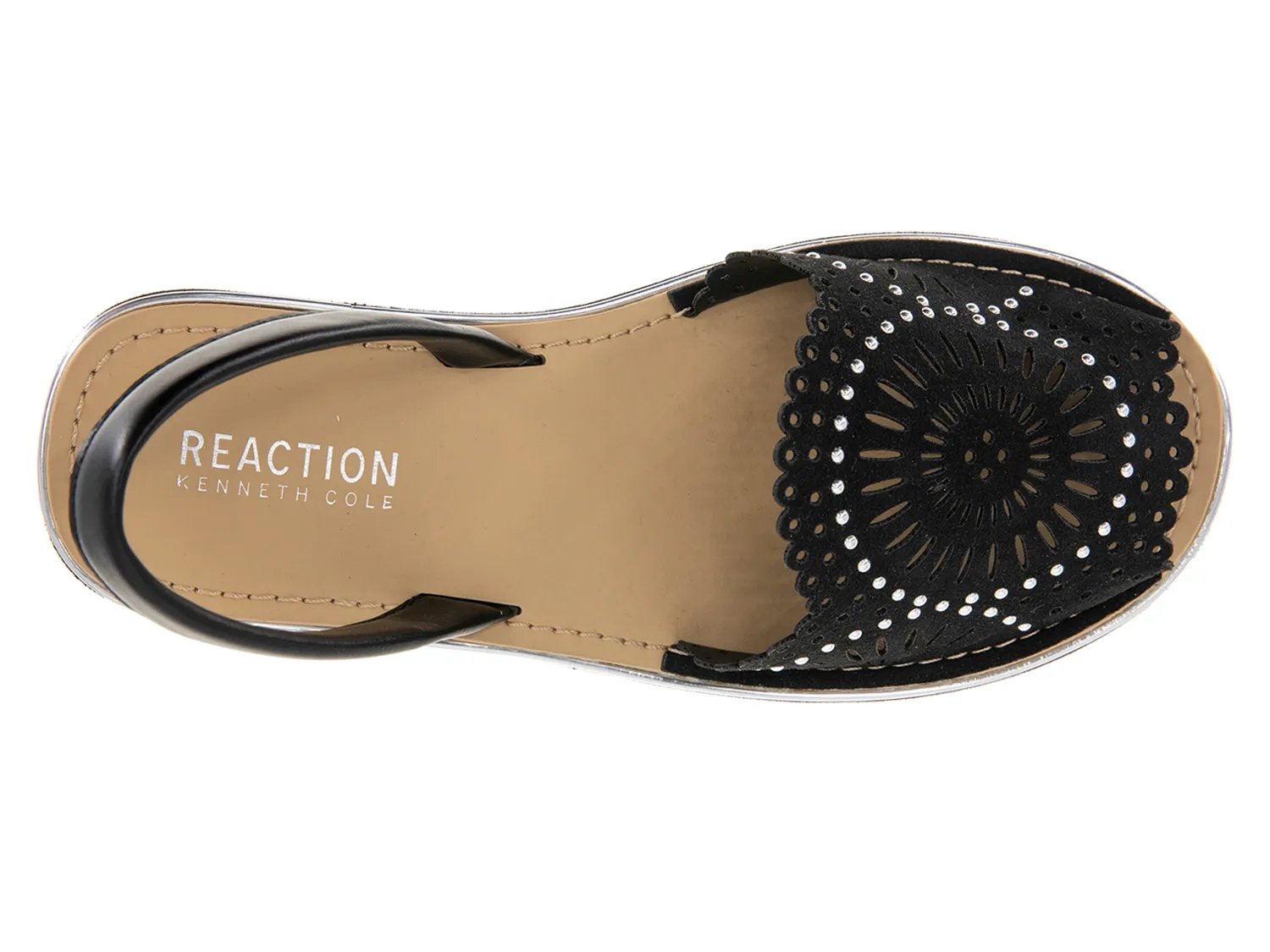 Fine Glass Wedge Sandal