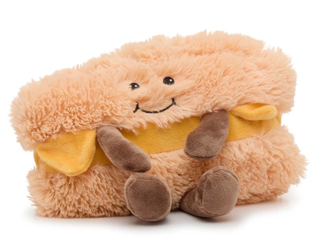 Warmies Grilled Cheese Warming Stuffed Toy