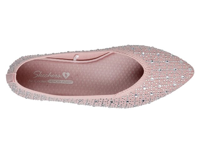 Skechers Cleo Point Gleam N' Glow Flat - Free Shipping | DSW