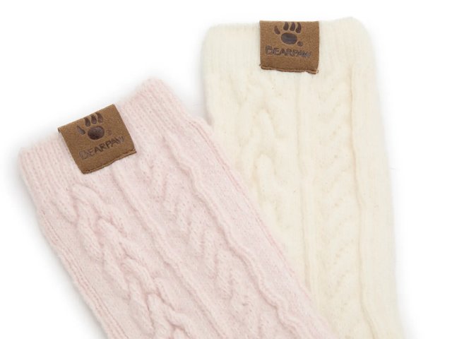 Bearpaw Super Soft Kid's Crew Socks - 2 Pack - Free Shipping | DSW