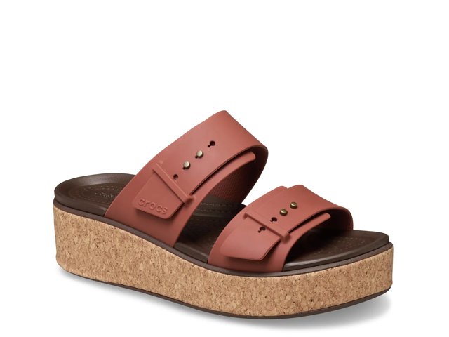 Brooklyn Cork Buckle Wedge Sandal - Women's