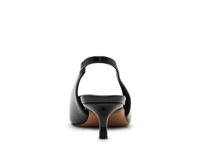 [SALE!!] ★Steve Madden Kittie★ パンプス KITTIE Gray Pinstripe Women's Kitten Heel Slingback Pump