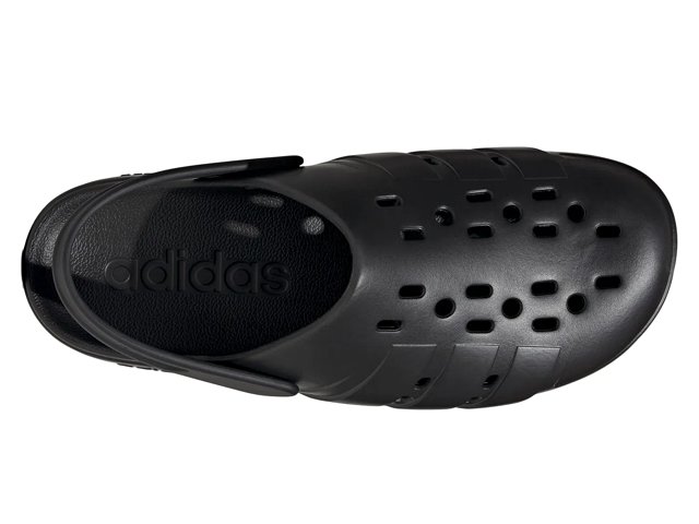 [ADIDAS] ADILETTE CLOG 2.0 ★ adidas Adilette Clog 2.0 in Black and White | eBay