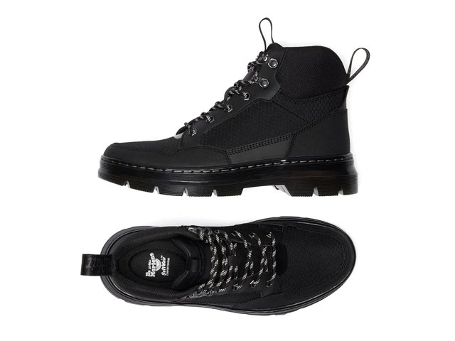 靴 Dr.Martens UK5 DR. MARTENS JARRICK II LACED ZIP FRONT LEATHER PLATFORMS MSRP$260