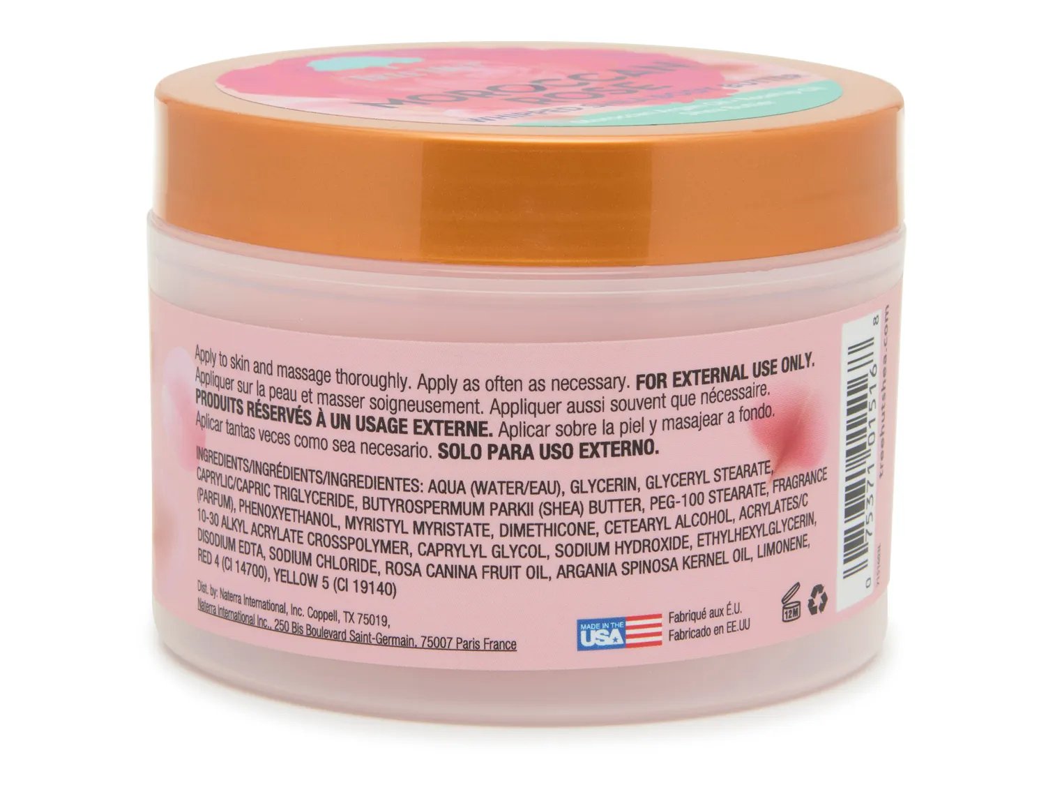 Moroccan Rose Whipped Shea Body Butter