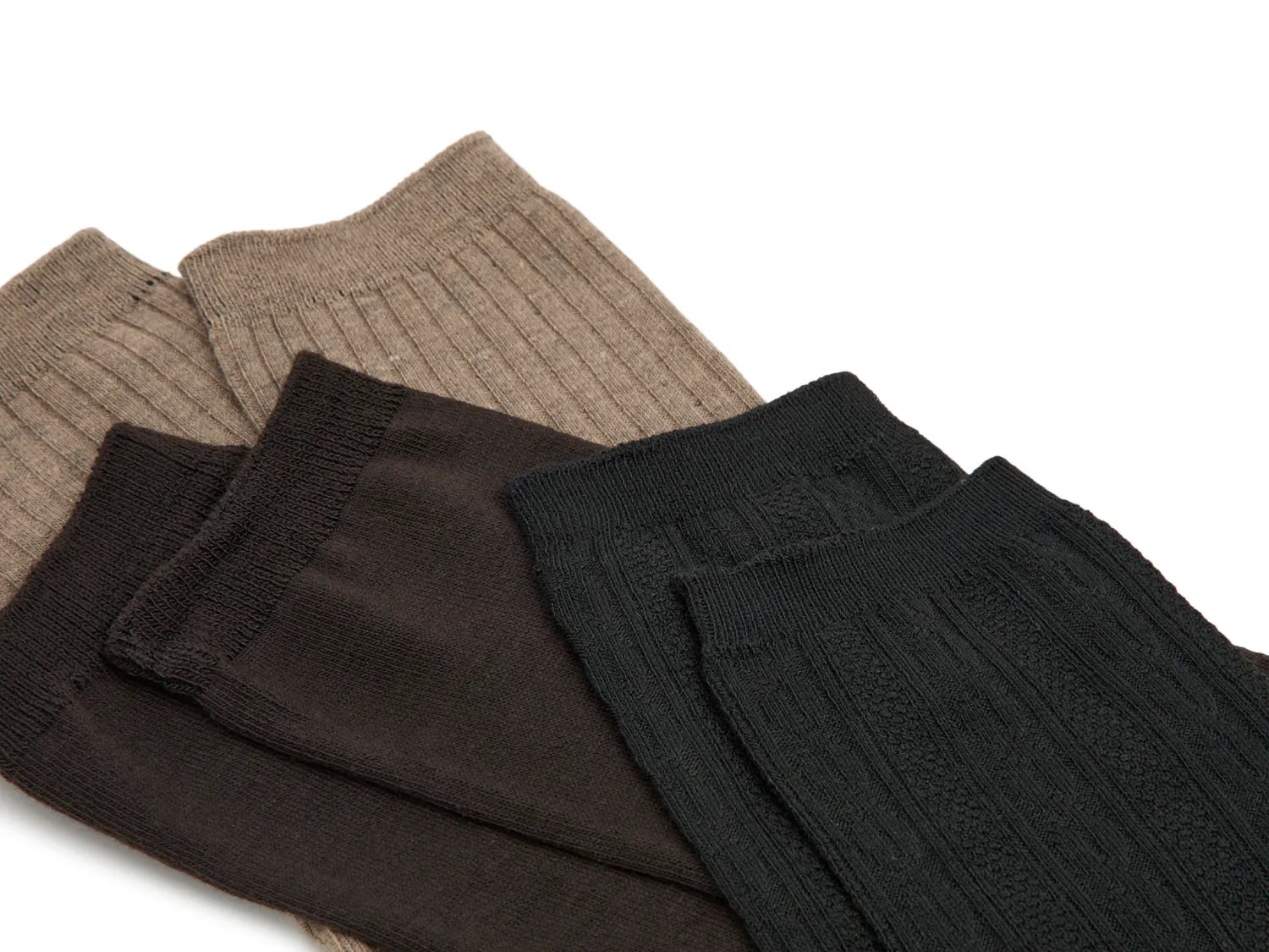 Ribbed Women's Crew Socks