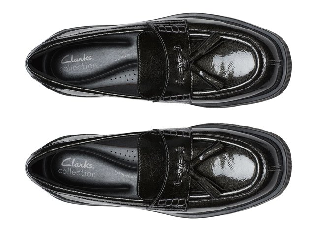 ローファー厚底 Clarks Women's Lauryl Tassel Amazon.com | Clarks Women's Lauryl Tassel Loafer, Black