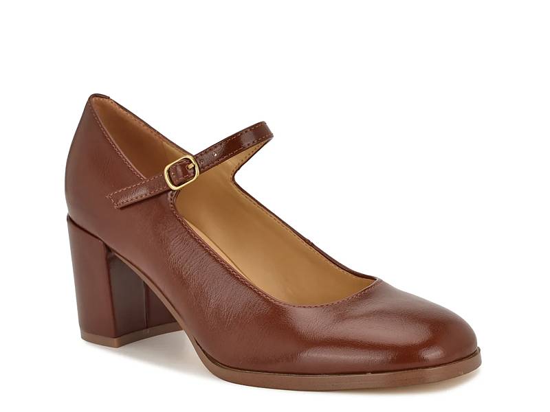 【最終値下げ】MaryJane Polarization Shoes Brown 最終値下げ】MaryJane Polarization Shoes Brown - 靴安く 買う